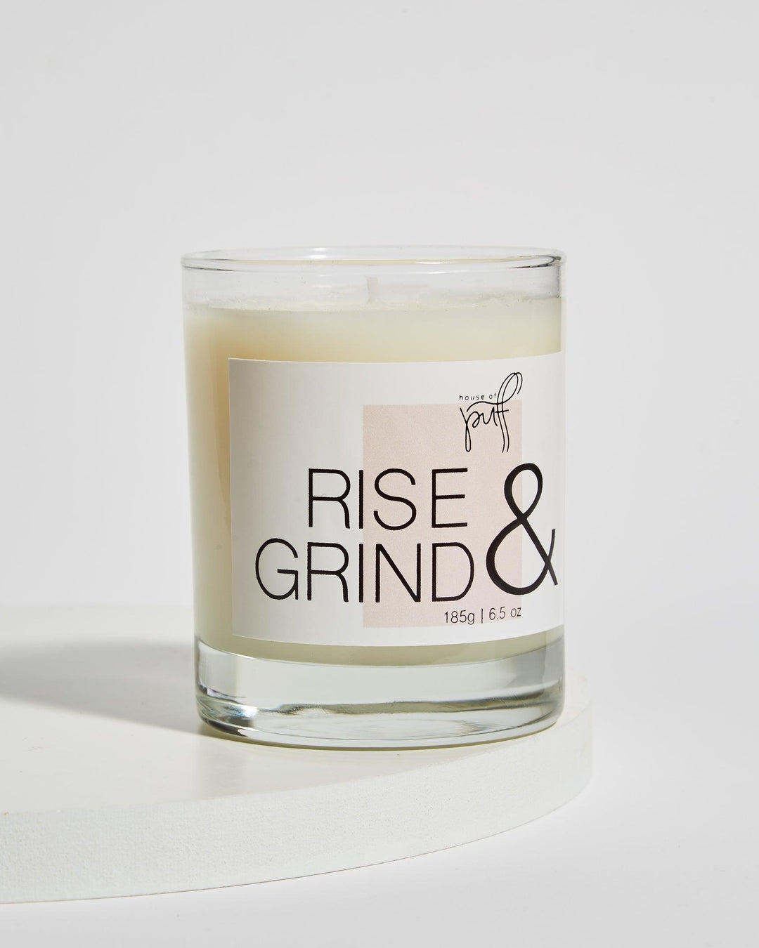 rise and grind scented cannabis candle