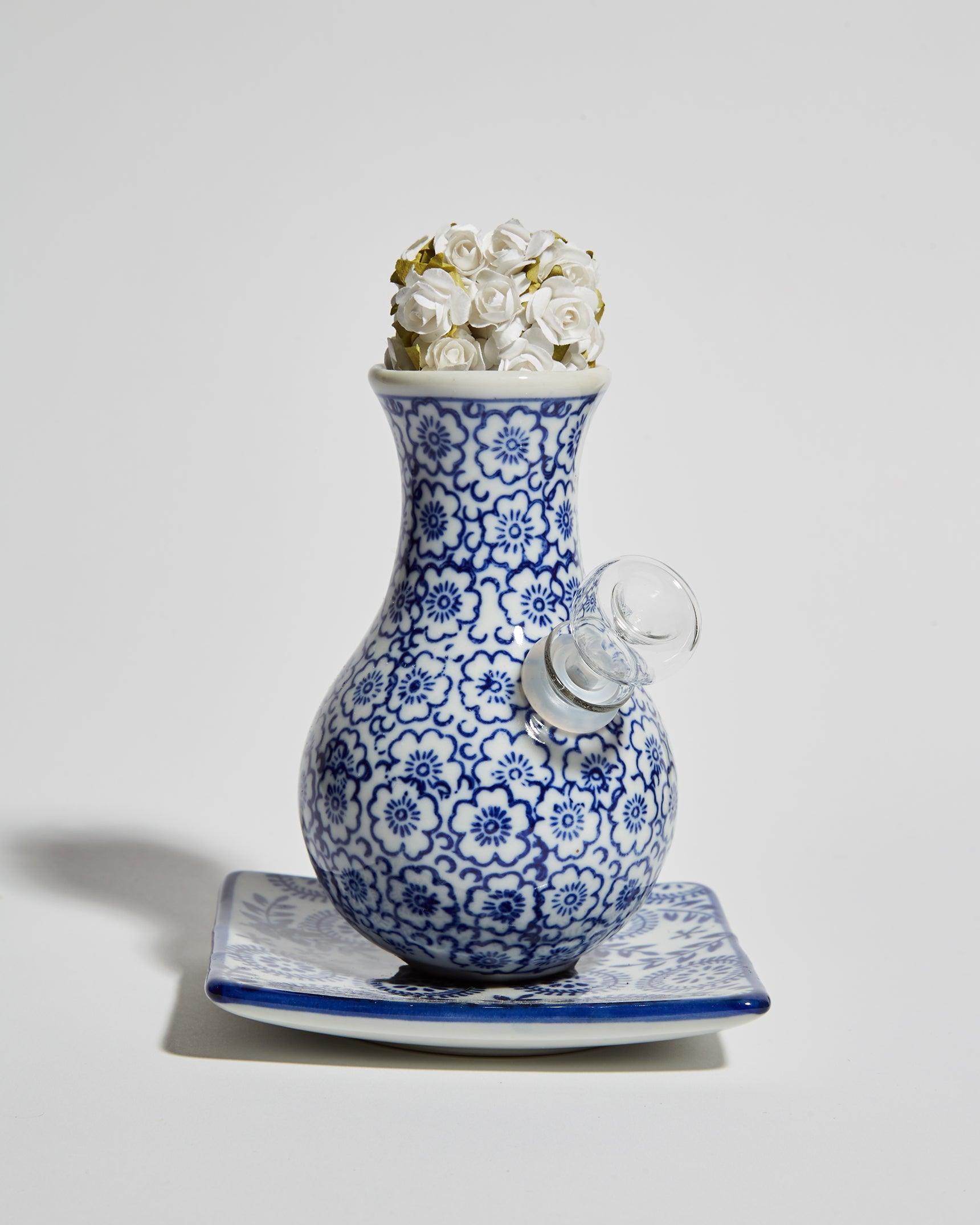 Shop My Bud Vase 'Nightingale' Ceramic Bong + Tray PARA