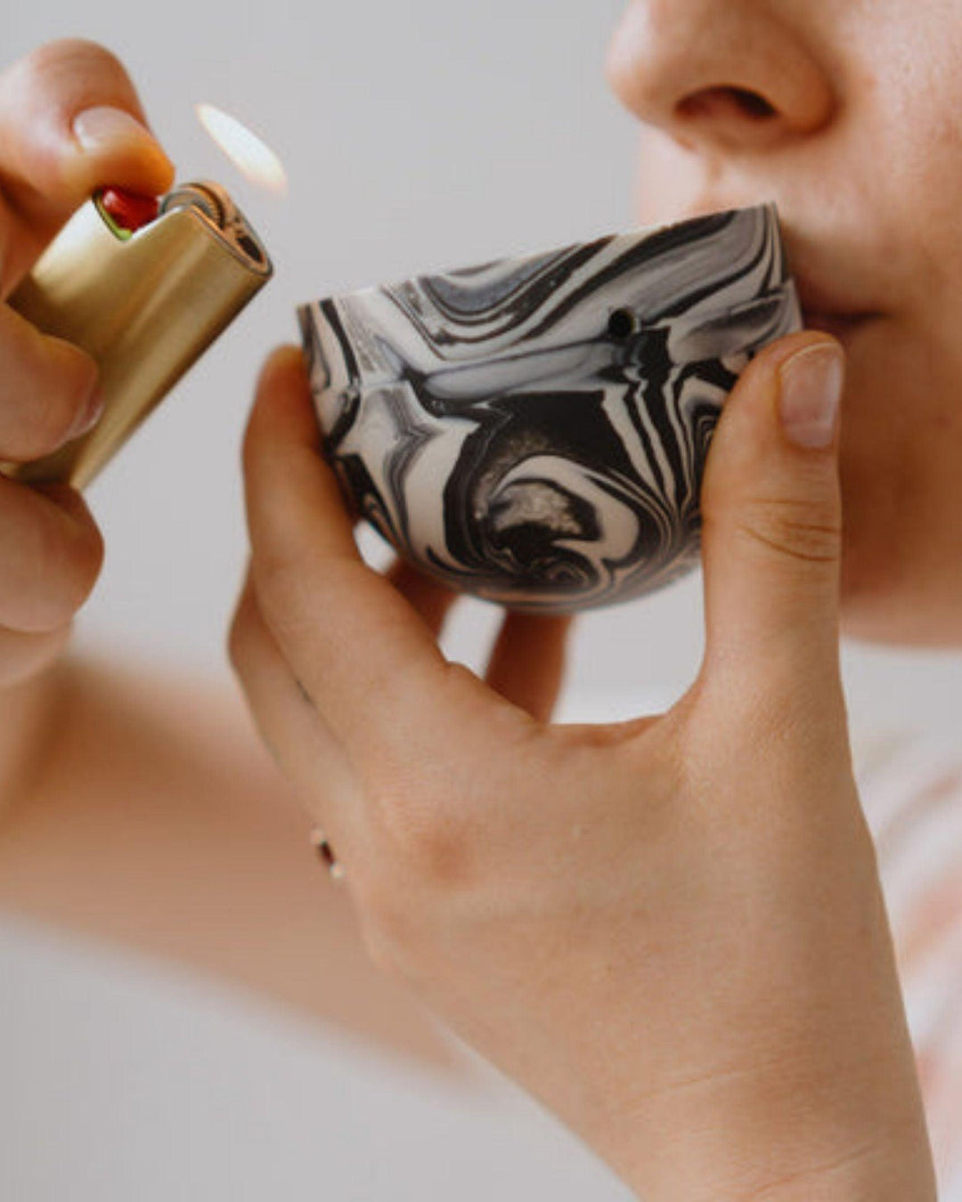 Demi Ceramic Pipe | Marble