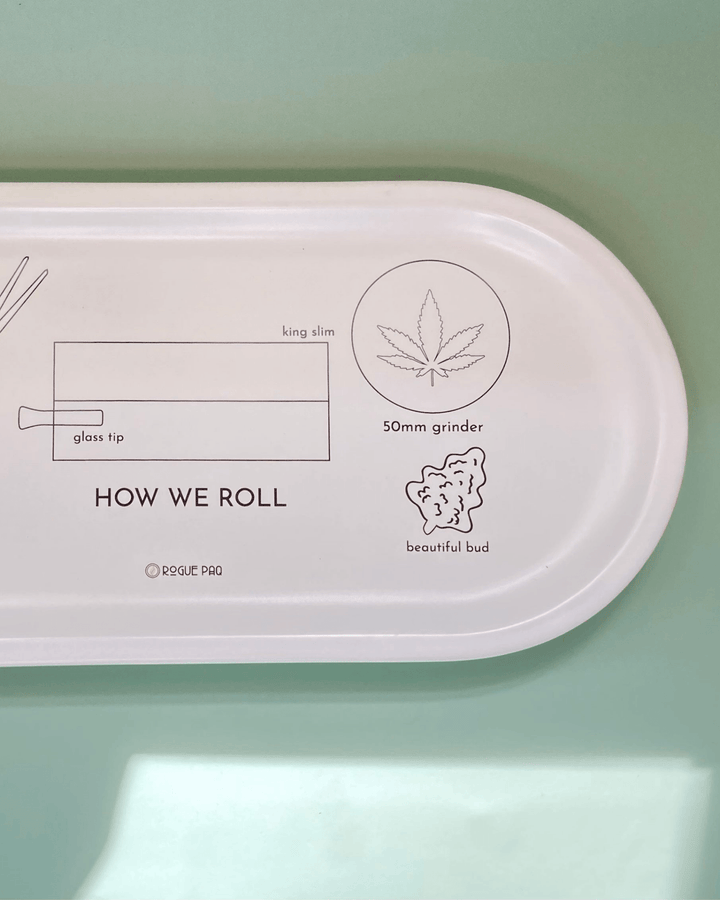 weed joint rolling instructions cannabis tray