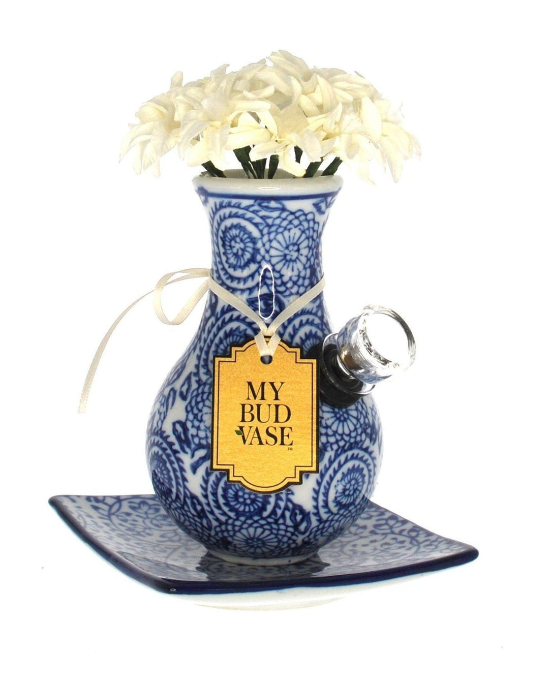 nightingale simple plant pot Shop My Bud Vase - 'Nightingale' Ceramic Bong + Tray