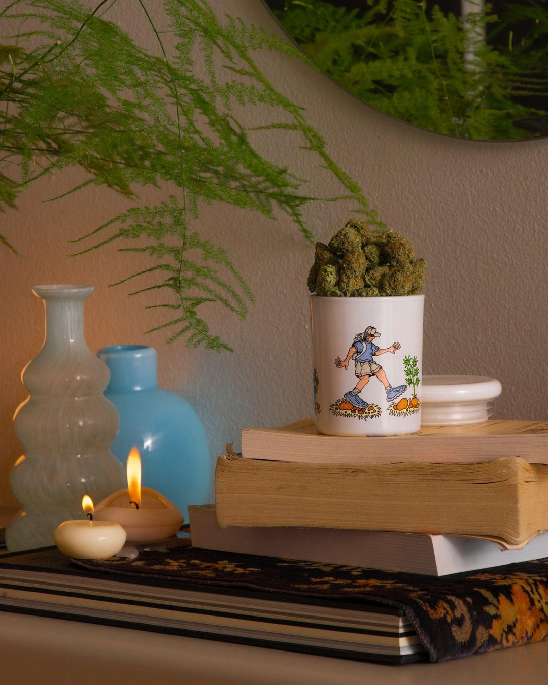 smell proof ceramic airtight stash jar