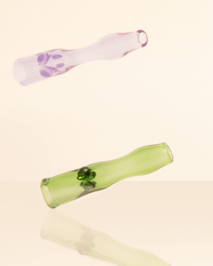 House of Puff luxury Soho Cigarette Holder in Orchid Pink and Vivid Green. 