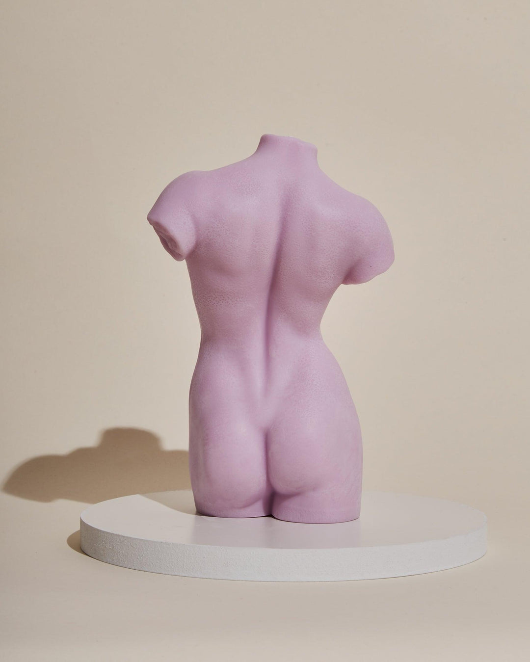 purple hannah candle female body sculpture candle