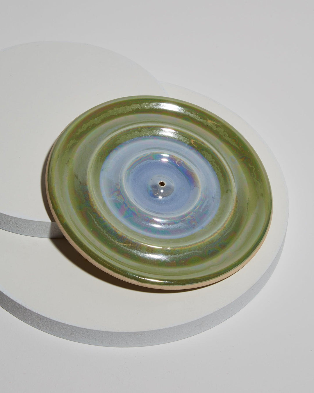 Glazed Ceramic Incense Holder