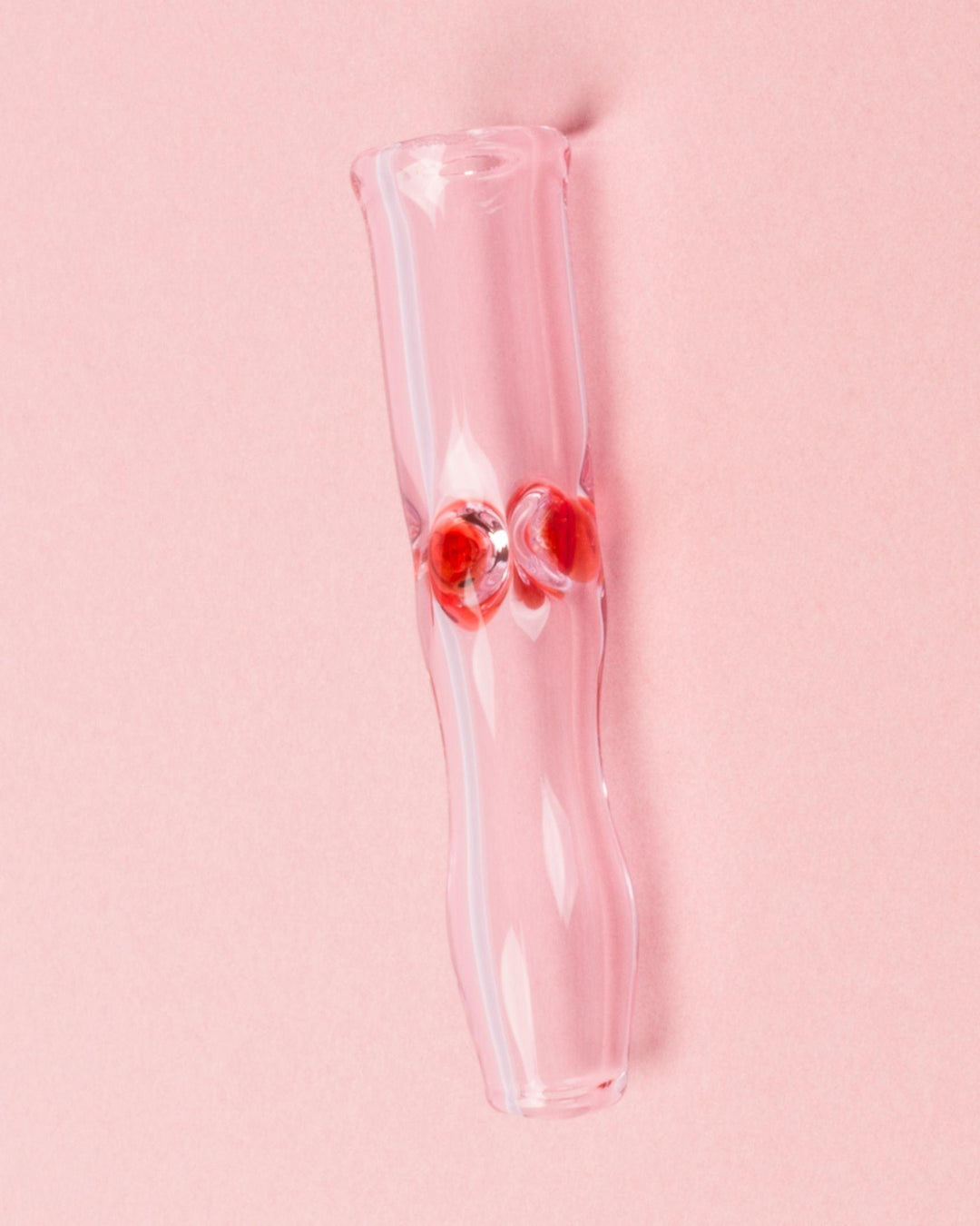 cute mini glass joint holder in orchid pink