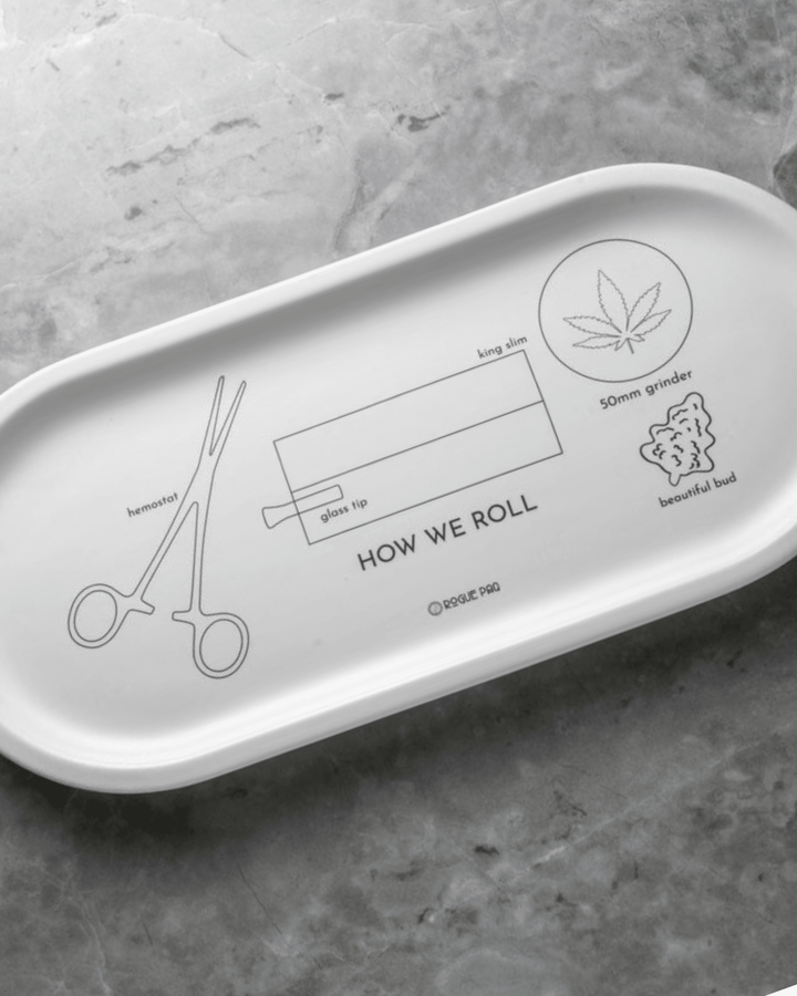 how to roll joint ceramic ashtray