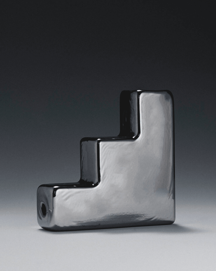 Tanjun Glass Pipe | Chrome Edition