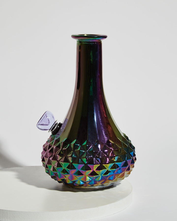 aurora metallic bong vase