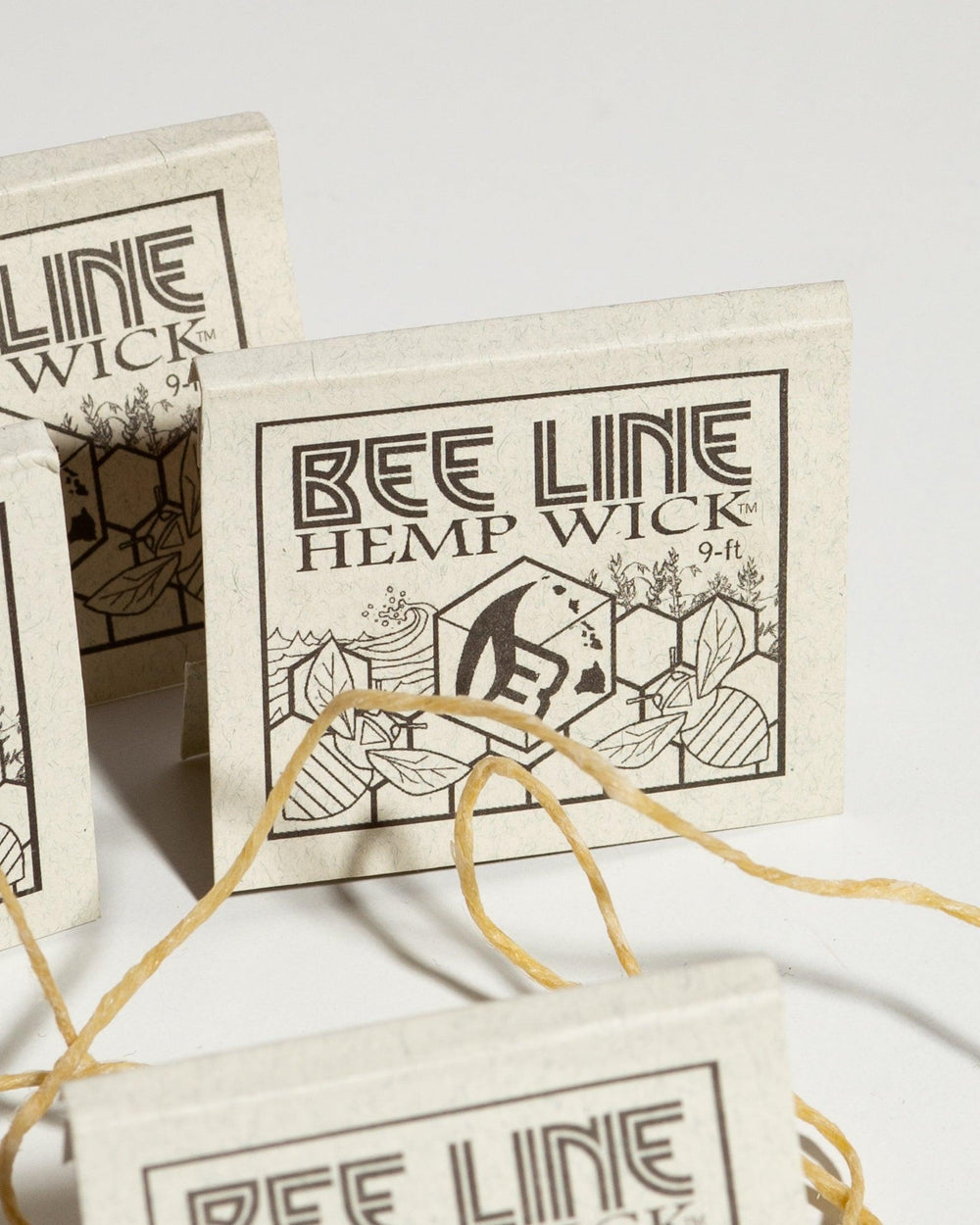 Bee Line hemp wick package cover.