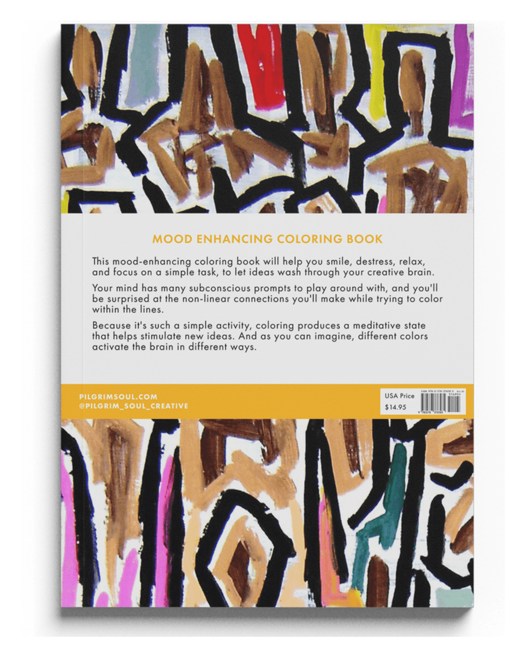 Mood Enhancing Coloring Book — PILGRIM SOUL CREATIVE