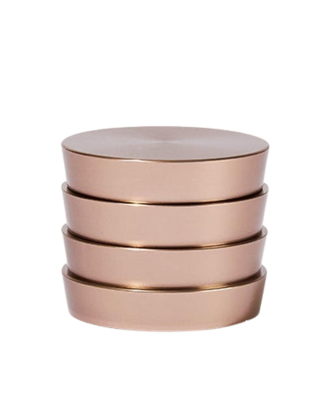 shiny four tier metal weed grinder