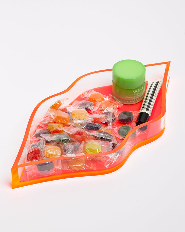 cute lip tray with lozenges and throw away accessories