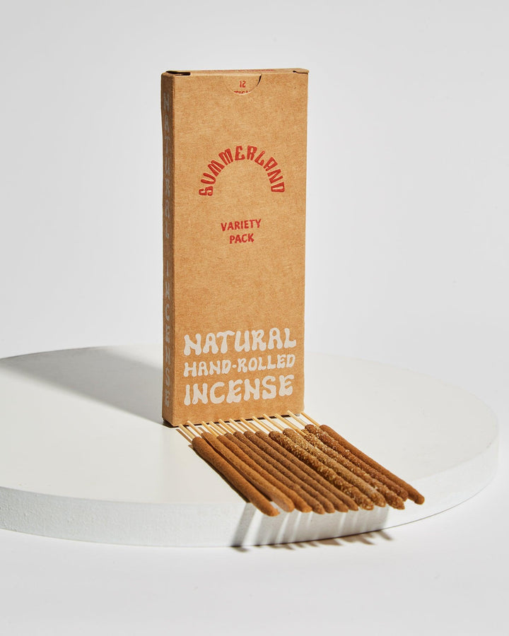 summerland natural hand-rolled incense variety pack
