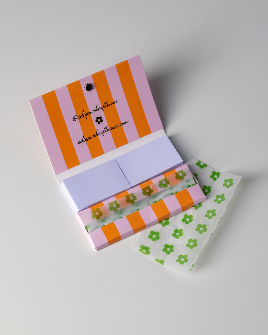 Green Floral Rolling Paper
