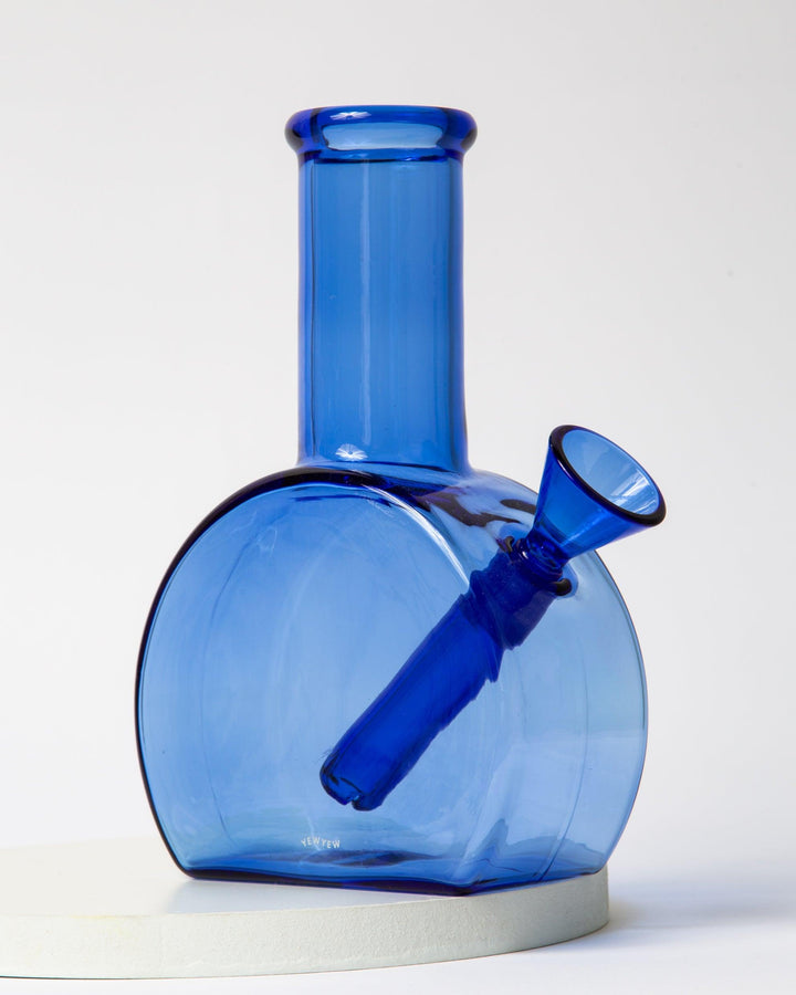 shop yew yew glass sunset bong in ocean blue